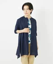 NHBHC88170 GIANNI LO GIUDICE(小さいサイズ)(メゾン ドゥ サンク) イレギュラーヘムチュニックブラウス ライトピンク