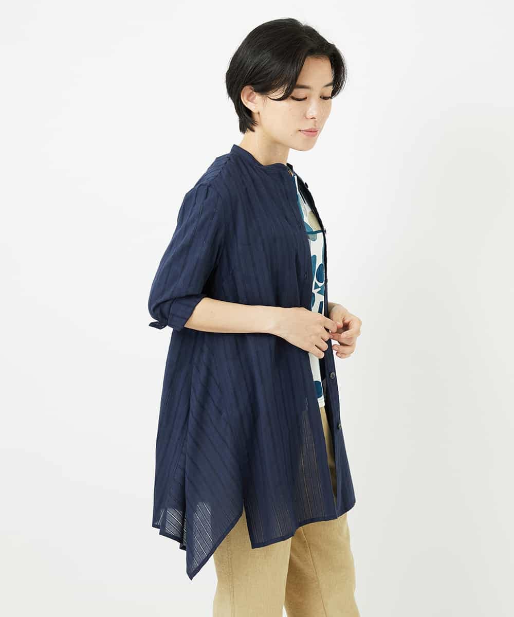 NHBHC88170 GIANNI LO GIUDICE(小さいサイズ)(メゾン ドゥ サンク) イレギュラーヘムチュニックブラウス ライトピンク