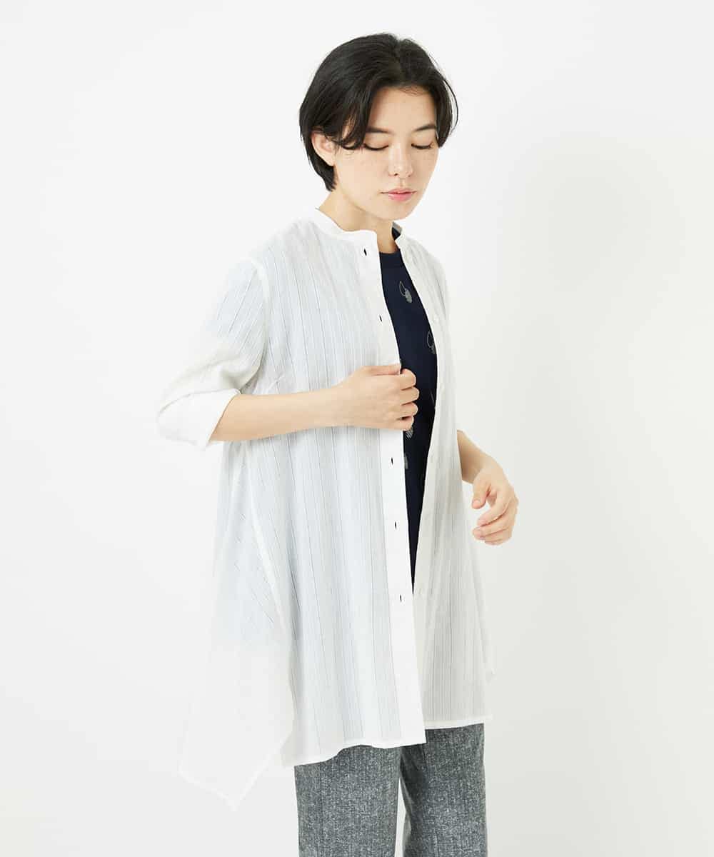 NHBHC88170 GIANNI LO GIUDICE(小さいサイズ)(メゾン ドゥ サンク) イレギュラーヘムチュニックブラウス ライトピンク