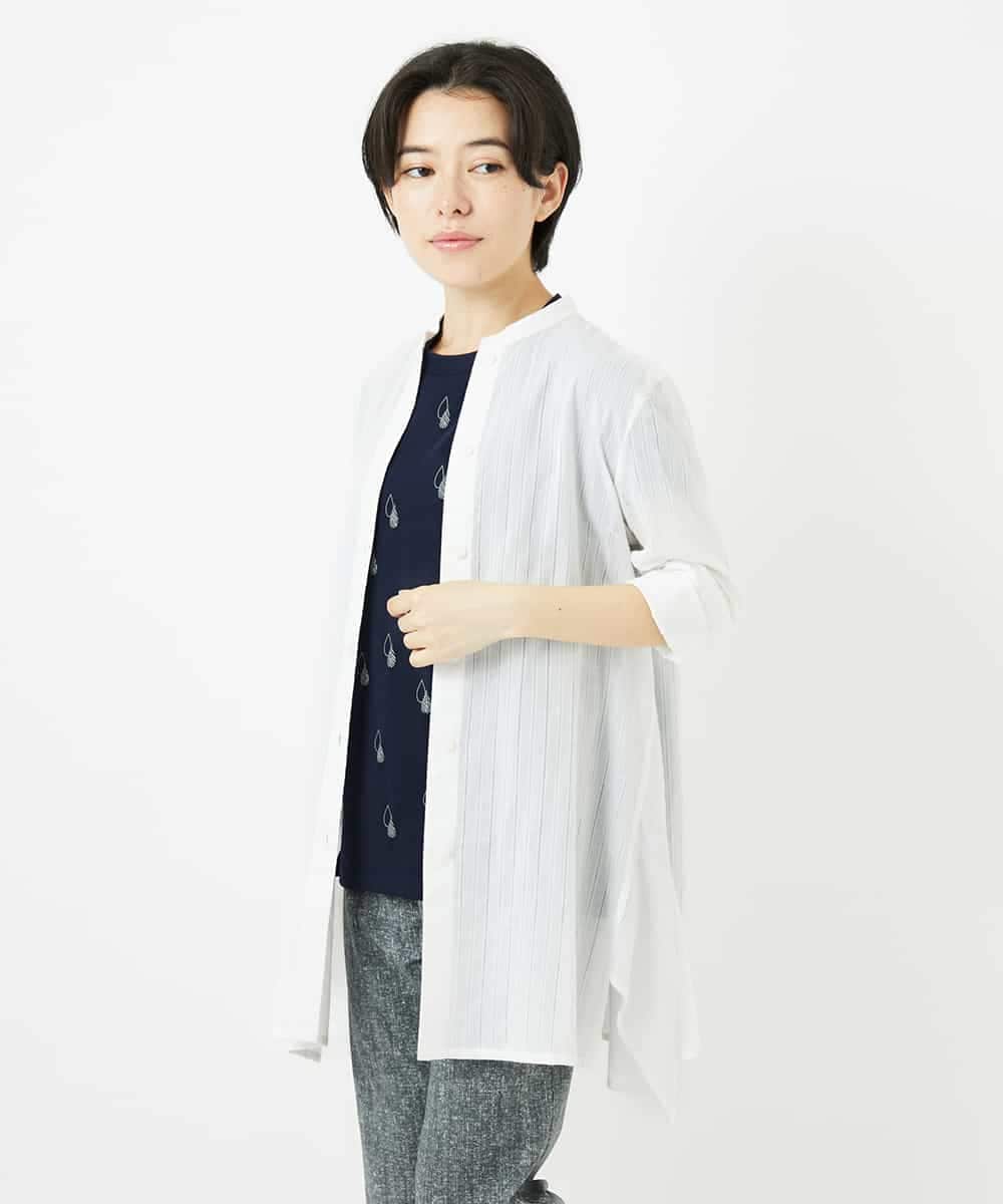 NHBHC88170 GIANNI LO GIUDICE(小さいサイズ)(メゾン ドゥ サンク) イレギュラーヘムチュニックブラウス ライトピンク