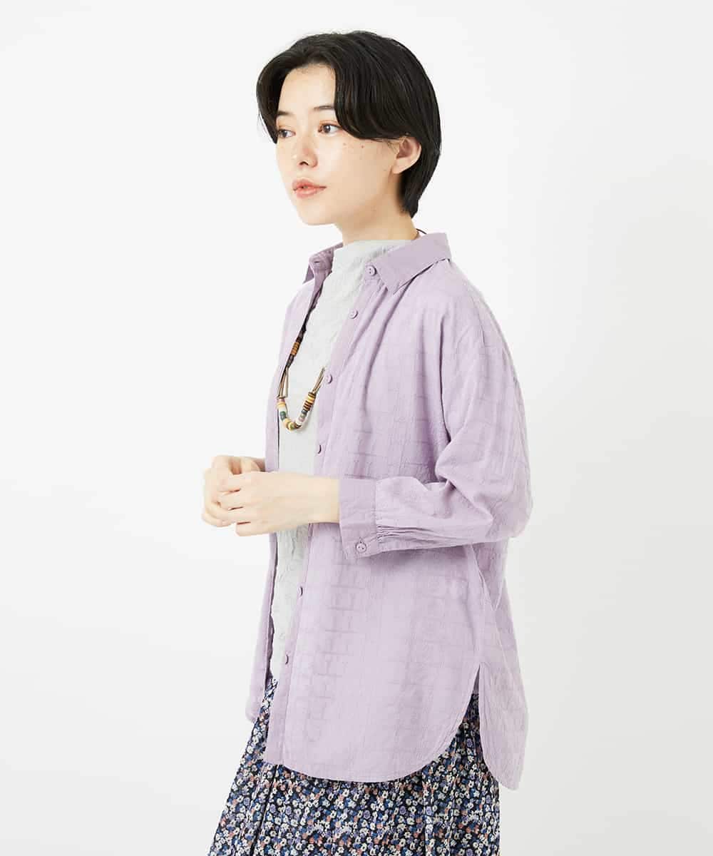 NHBHC91180 GIANNI LO GIUDICE(小さいサイズ)(メゾン ドゥ サンク) インドエンブロイダリー刺繍ブラウス ライトグリーン