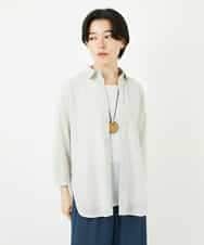 NHBHC91180 GIANNI LO GIUDICE(小さいサイズ)(メゾン ドゥ サンク) インドエンブロイダリー刺繍ブラウス ライトグリーン