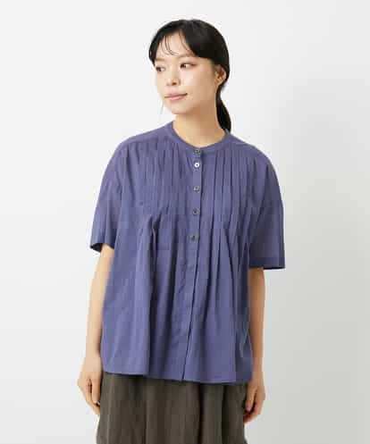 NHBHD01170 GIANNI LO GIUDICE(小さいサイズ) コットンボイルピンタックブラウス