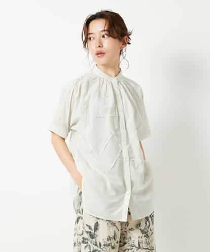 NHBHD67190 GIANNI LO GIUDICE(小さいサイズ) コットンレーヨンボイルブラウス