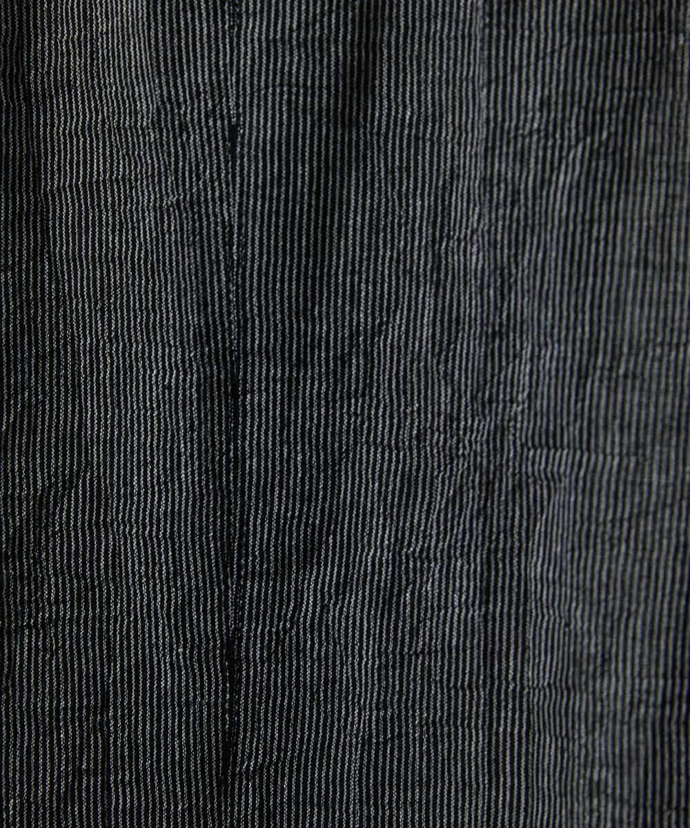 NHBHF80270 GIANNI LO GIUDICE(小さいサイズ)(メゾン ドゥ サンク) 綿麻ワッシャーペプラムデザインブラウス ブラウン