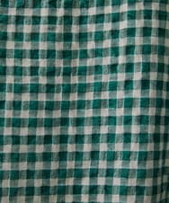 NHBHW03250 GIANNI LO GIUDICE(小さいサイズ)(メゾン ドゥ サンク) 先染めギンガムチェック綿麻ブラウス ブルー