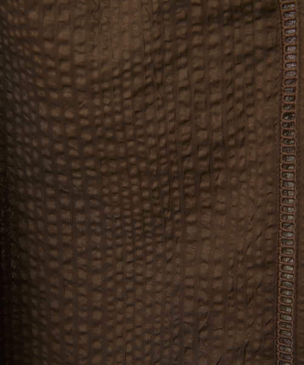 NHBJB01330 GIANNI LO GIUDICE(小さいサイズ)(メゾン ドゥ サンク) [セットアップ対応]ミラクルウェーブブラウス ターコイズブルー