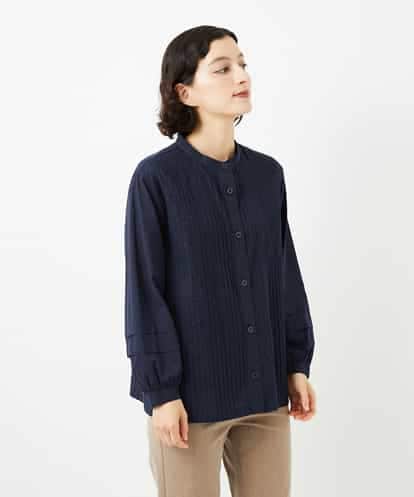 NHBJB10330 GIANNI LO GIUDICE(小さいサイズ) コットンローンピンタックブラウス