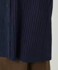 NHBJB10330 GIANNI LO GIUDICE(小さいサイズ)(メゾン ドゥ サンク) コットンローンピンタックブラウス ネイビー