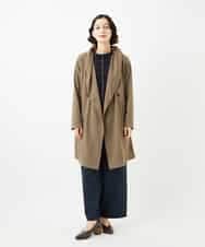 NHBJB23360 GIANNI LO GIUDICE(小さいサイズ)(メゾン ドゥ サンク) [日本製]二重織チェックプルオーバーブラウス ネイビー