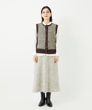 NHBJB24230 GIANNI LO GIUDICE(小さいサイズ)(メゾン ドゥ サンク) [日本製]ヘリンボンシャーリングブラウス ギンガムチェック