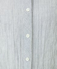 NHBJC81200 GIANNI LO GIUDICE(小さいサイズ)(メゾン ドゥ サンク) オーガニックコットン半袖ブラウス ストライプ