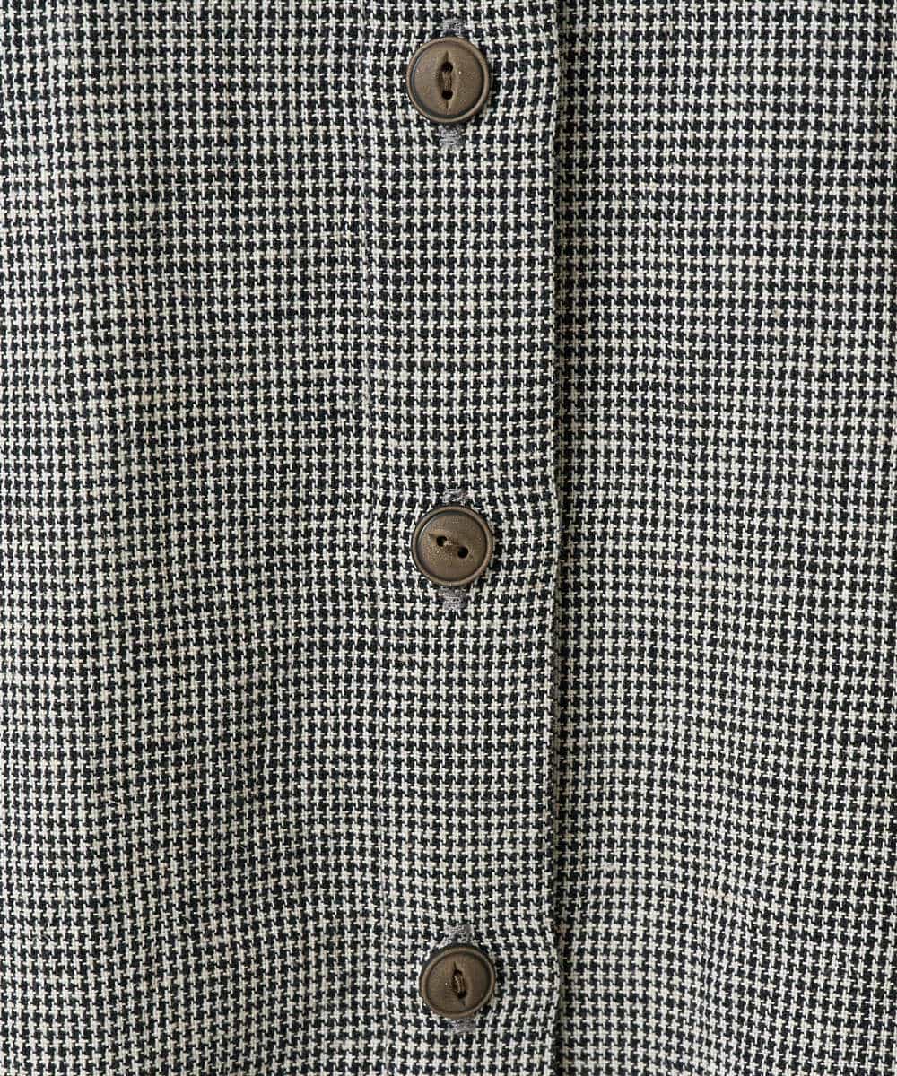 NHBJC90270 GIANNI LO GIUDICE(小さいサイズ)(メゾン ドゥ サンク) コットンリネンブラウス ギンガムチェック