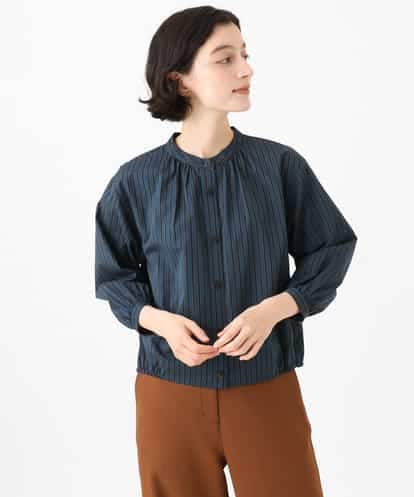 NHBJD16260 GIANNI LO GIUDICE(小さいサイズ) レジメンストライプブラウス