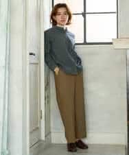NHBJD19290 GIANNI LO GIUDICE(小さいサイズ)(メゾン ドゥ サンク) [日本製]コットンウールギンガムチェックシャツ ブラック