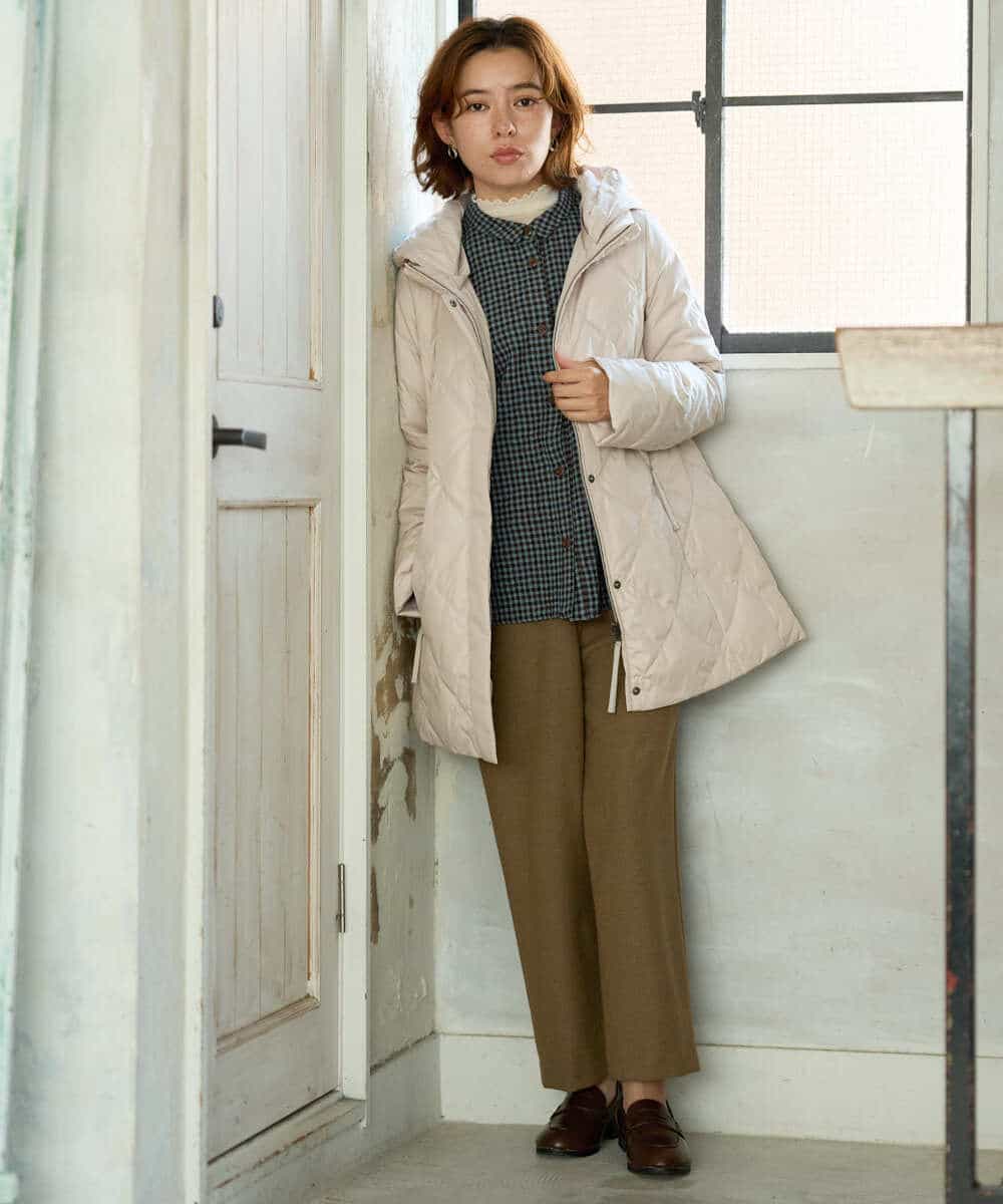 NHBJD19290 GIANNI LO GIUDICE(小さいサイズ)(メゾン ドゥ サンク) [日本製]コットンウールギンガムチェックシャツ ブラック