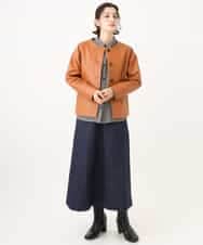 NHBJD19290 GIANNI LO GIUDICE(小さいサイズ)(メゾン ドゥ サンク) [日本製]コットンウールギンガムチェックシャツ ブラック