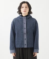 NHDAB40490 GIANNI LO GIUDICE(小さいサイズ)(メゾン ドゥ サンク) デニムライクジャージージャケット ネイビー