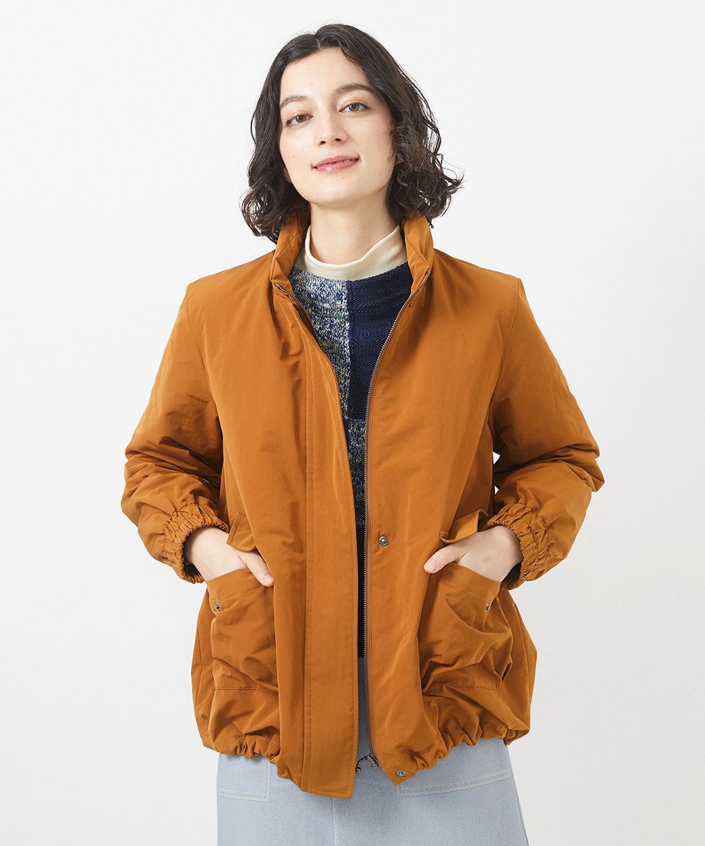 NHDAC82460 GIANNI LO GIUDICE(小さいサイズ)(メゾン ドゥ サンク) メモリータスランカラーダウンブルゾン グレージュ
