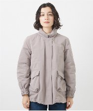 NHDAC82460 GIANNI LO GIUDICE(小さいサイズ)(メゾン ドゥ サンク) メモリータスランカラーダウンブルゾン グレージュ