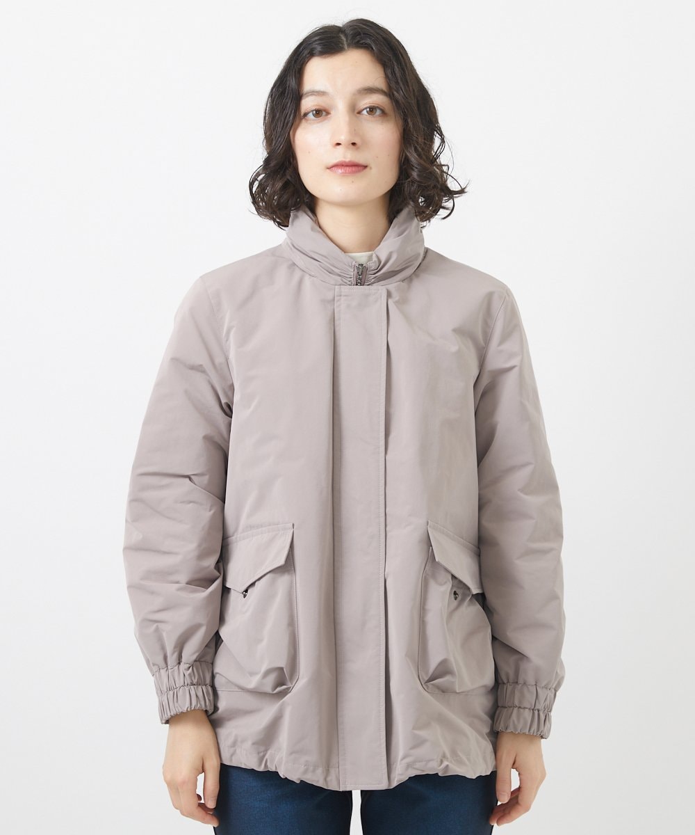 NHDAC82460 GIANNI LO GIUDICE(小さいサイズ)(メゾン ドゥ サンク) メモリータスランカラーダウンブルゾン グレージュ