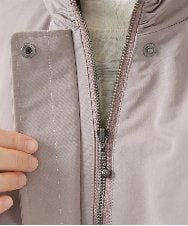 NHDAC82460 GIANNI LO GIUDICE(小さいサイズ)(メゾン ドゥ サンク) メモリータスランカラーダウンブルゾン グレージュ
