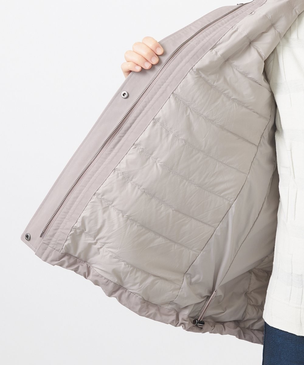 NHDAC82460 GIANNI LO GIUDICE(小さいサイズ)(メゾン ドゥ サンク) メモリータスランカラーダウンブルゾン グレージュ