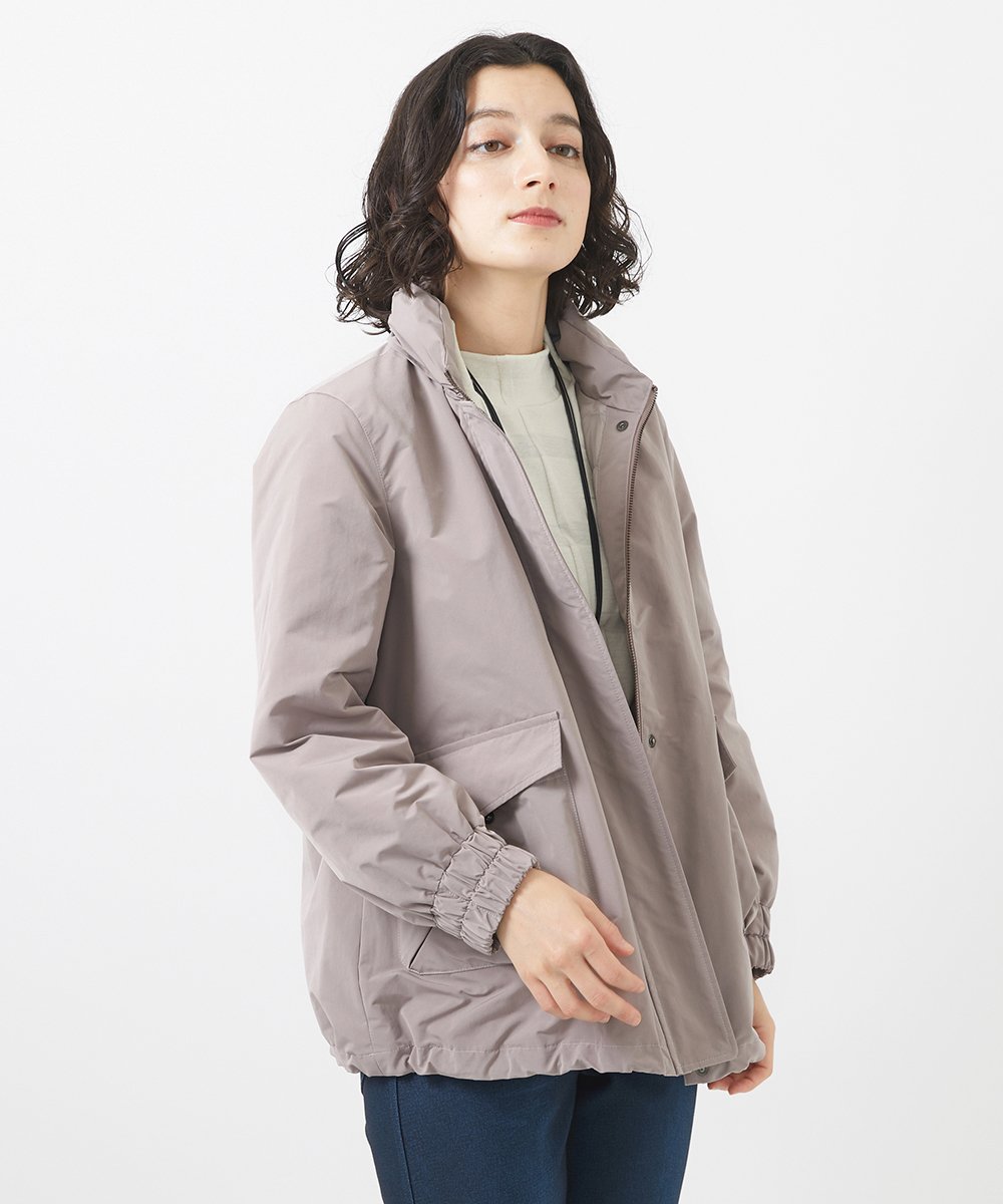 NHDAC82460 GIANNI LO GIUDICE(小さいサイズ)(メゾン ドゥ サンク) メモリータスランカラーダウンブルゾン グレージュ