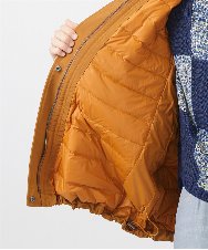 NHDAC82460 GIANNI LO GIUDICE(小さいサイズ)(メゾン ドゥ サンク) メモリータスランカラーダウンブルゾン グレージュ