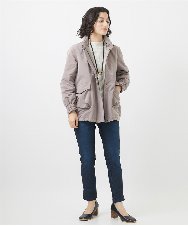 NHDAC82460 GIANNI LO GIUDICE(小さいサイズ)(メゾン ドゥ サンク) メモリータスランカラーダウンブルゾン グレージュ