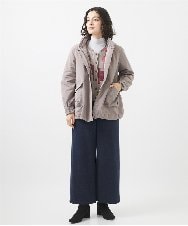 NHDAC82460 GIANNI LO GIUDICE(小さいサイズ)(メゾン ドゥ サンク) メモリータスランカラーダウンブルゾン グレージュ