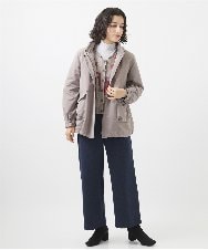 NHDAC82460 GIANNI LO GIUDICE(小さいサイズ)(メゾン ドゥ サンク) メモリータスランカラーダウンブルゾン グレージュ