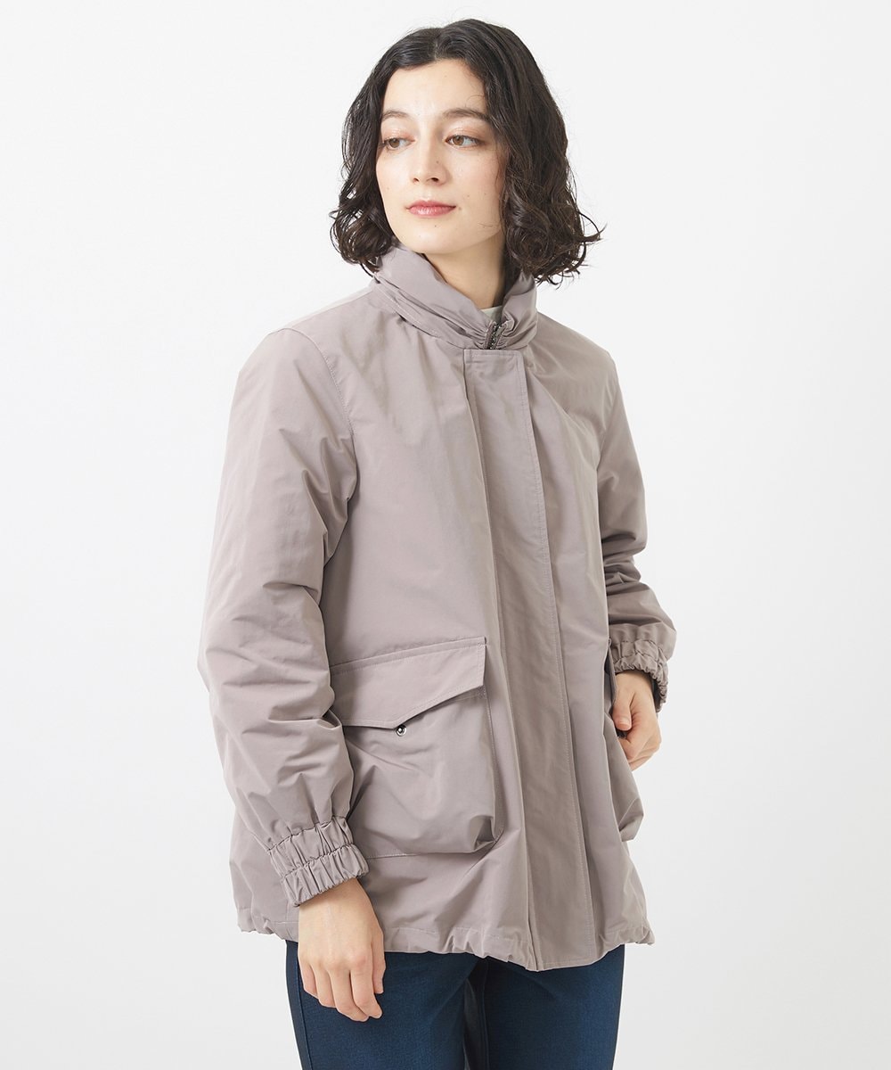 NHDAC82460 GIANNI LO GIUDICE(小さいサイズ)(メゾン ドゥ サンク) メモリータスランカラーダウンブルゾン グレージュ
