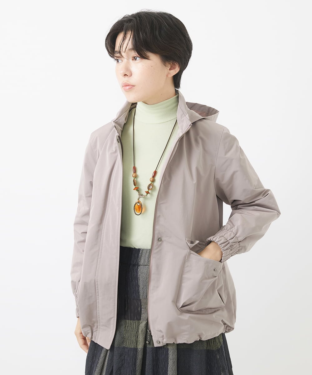 NHDAC82460 GIANNI LO GIUDICE(小さいサイズ)(メゾン ドゥ サンク) メモリータスランカラーダウンブルゾン グレージュ