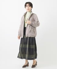 NHDAC82460 GIANNI LO GIUDICE(小さいサイズ)(メゾン ドゥ サンク) メモリータスランカラーダウンブルゾン グレージュ