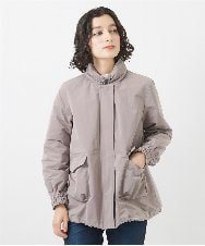 NHDAC82460 GIANNI LO GIUDICE(小さいサイズ)(メゾン ドゥ サンク) メモリータスランカラーダウンブルゾン グレージュ
