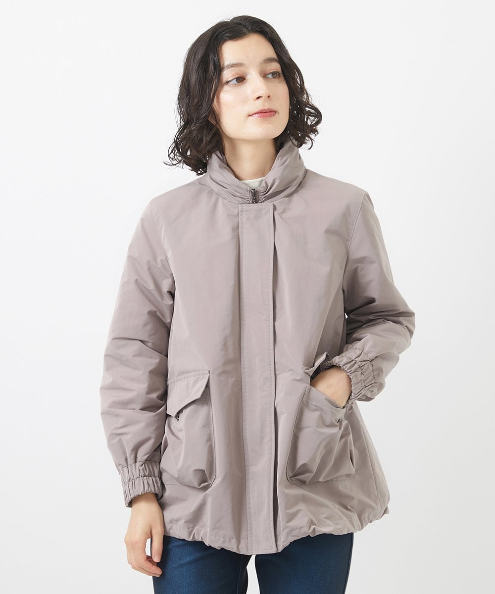 NHDAC82460 GIANNI LO GIUDICE(小さいサイズ)(メゾン ドゥ サンク) メモリータスランカラーダウンブルゾン グレージュ