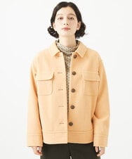 NHDAC88390 GIANNI LO GIUDICE(小さいサイズ)(メゾン ドゥ サンク) [セットアップ対応]圧縮ジャージーブルゾン オレンジ