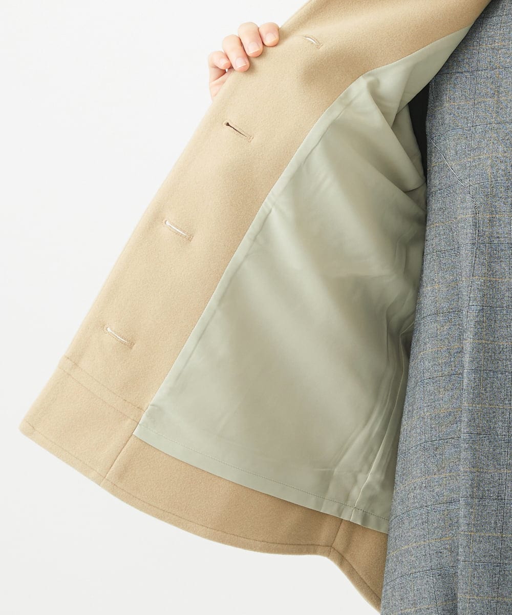 NHDAC88390 GIANNI LO GIUDICE(小さいサイズ)(メゾン ドゥ サンク) [セットアップ対応]圧縮ジャージーブルゾン ベージュ