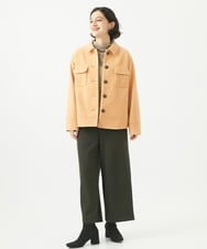 NHDAC88390 GIANNI LO GIUDICE(小さいサイズ)(メゾン ドゥ サンク) [セットアップ対応]圧縮ジャージーブルゾン ベージュ