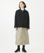 NHDAC88390 GIANNI LO GIUDICE(小さいサイズ)(メゾン ドゥ サンク) [セットアップ対応]圧縮ジャージーブルゾン ベージュ