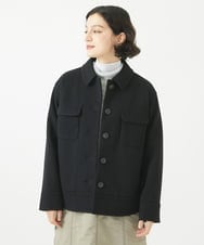 NHDAC88390 GIANNI LO GIUDICE(小さいサイズ)(メゾン ドゥ サンク) [セットアップ対応]圧縮ジャージーブルゾン ベージュ