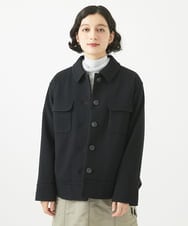 NHDAC88390 GIANNI LO GIUDICE(小さいサイズ)(メゾン ドゥ サンク) [セットアップ対応]圧縮ジャージーブルゾン ベージュ
