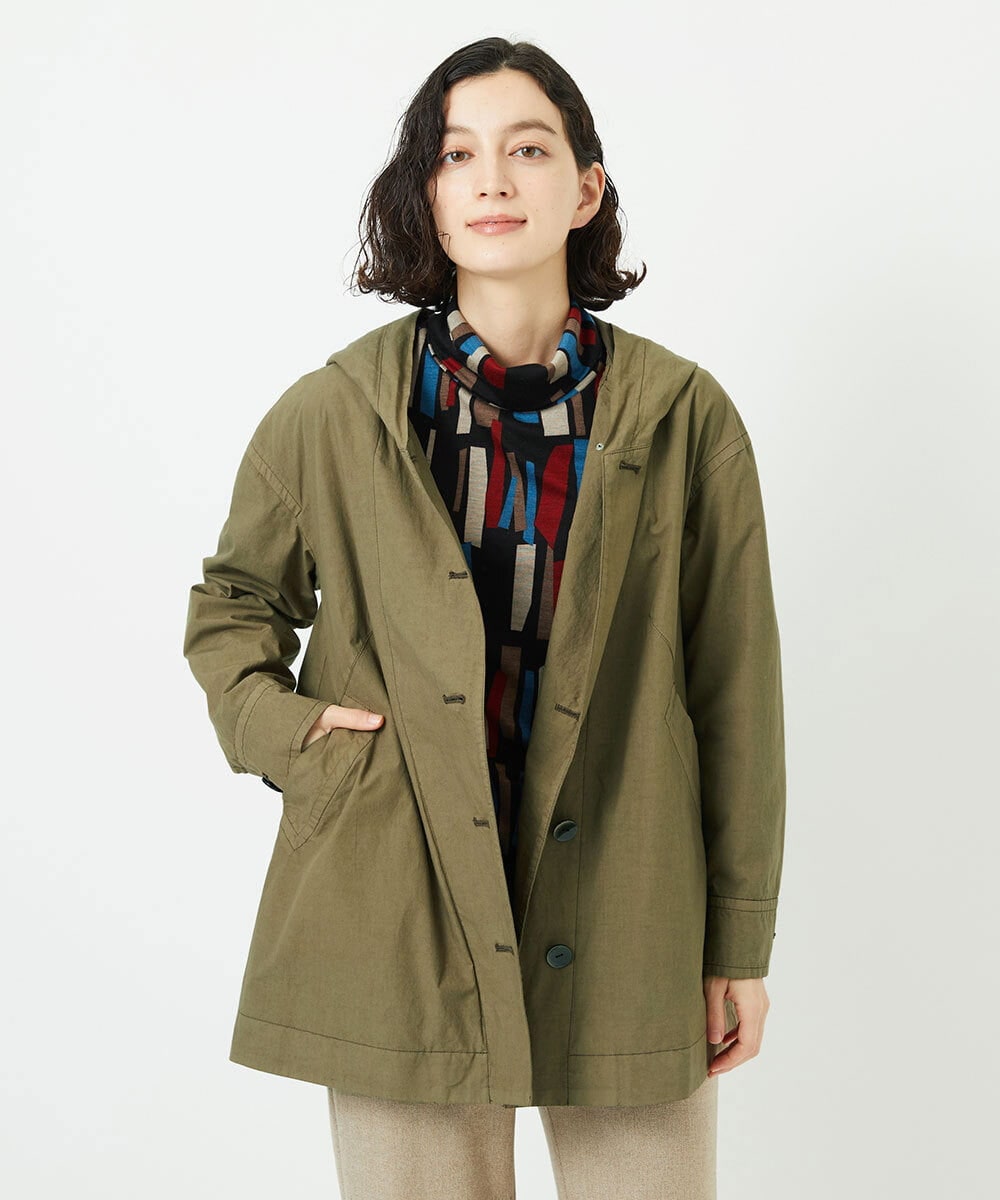 NHDAD01490 GIANNI LO GIUDICE(小さいサイズ) コットンタイプライターフーディージャケット
