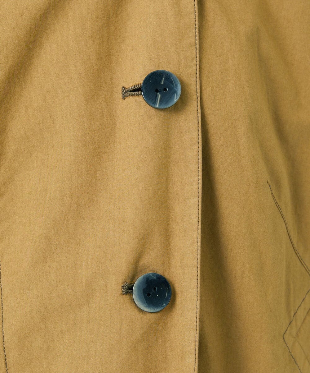 NHDAD01490 GIANNI LO GIUDICE(小さいサイズ)(メゾン ドゥ サンク) コットンタイプライターフーディージャケット ベージュ