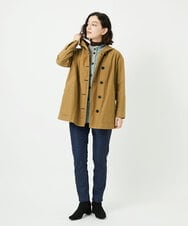 NHDAD01490 GIANNI LO GIUDICE(小さいサイズ)(メゾン ドゥ サンク) コットンタイプライターフーディージャケット ベージュ