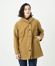 NHDAD01490 GIANNI LO GIUDICE(小さいサイズ)(メゾン ドゥ サンク) コットンタイプライターフーディージャケット ベージュ