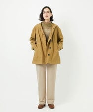 NHDAD01490 GIANNI LO GIUDICE(小さいサイズ)(メゾン ドゥ サンク) コットンタイプライターフーディージャケット ベージュ