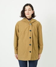 NHDAD01490 GIANNI LO GIUDICE(小さいサイズ)(メゾン ドゥ サンク) コットンタイプライターフーディージャケット ベージュ