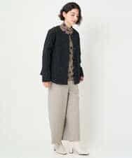 NHDAE20450 GIANNI LO GIUDICE(小さいサイズ)(メゾン ドゥ サンク) ドットキルトノーカラージャケット ライトグリーン